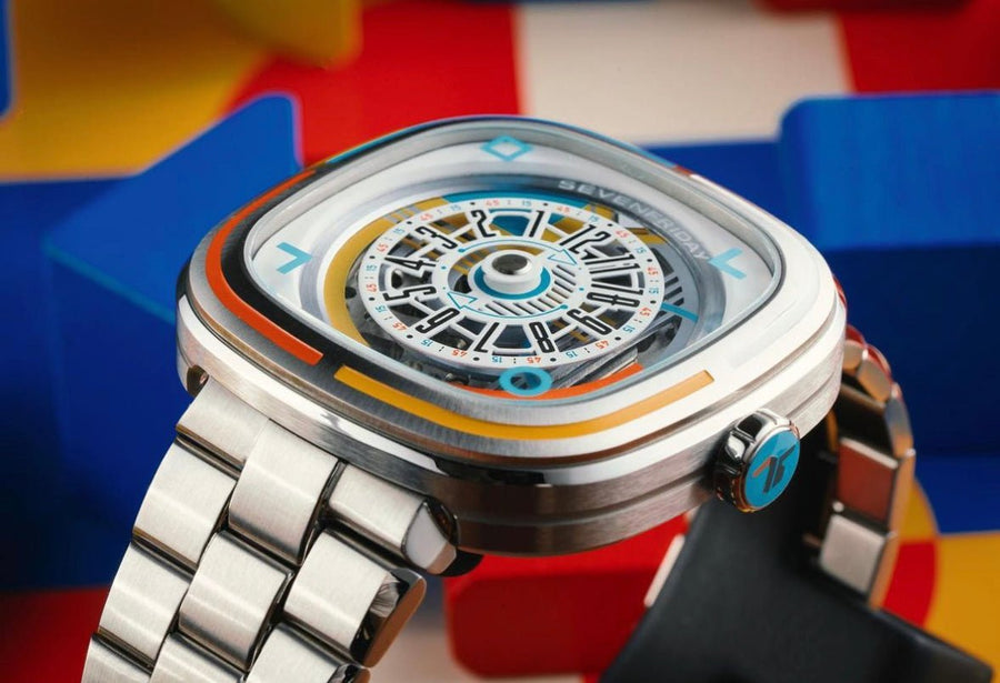 SEVENFRIDAY T1/08 BAUHAUS EDITION 🟨🔴🟦 - The Independent Collective