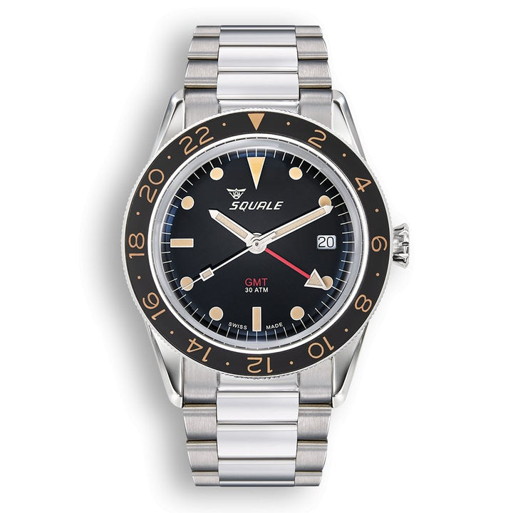 Squale Sub 39 Vintage GMT Black - The Independent Collective
