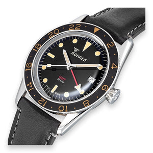 Squale Sub 39 Vintage GMT Black - The Independent Collective