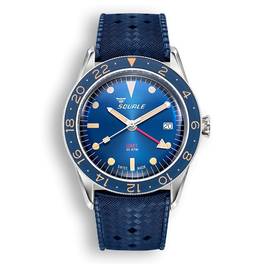 Squale Sub 39 Vintage GMT Blue - The Independent Collective