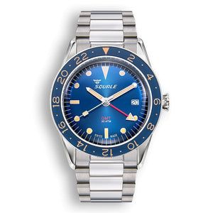 Squale Sub 39 Vintage GMT Blue - The Independent Collective