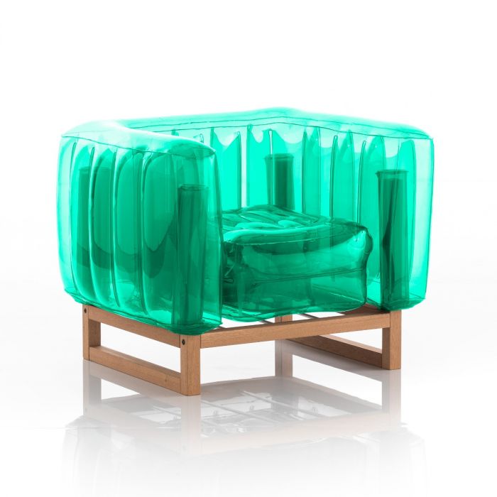 Yomi Armchair Green Crystal - The Independent Collective