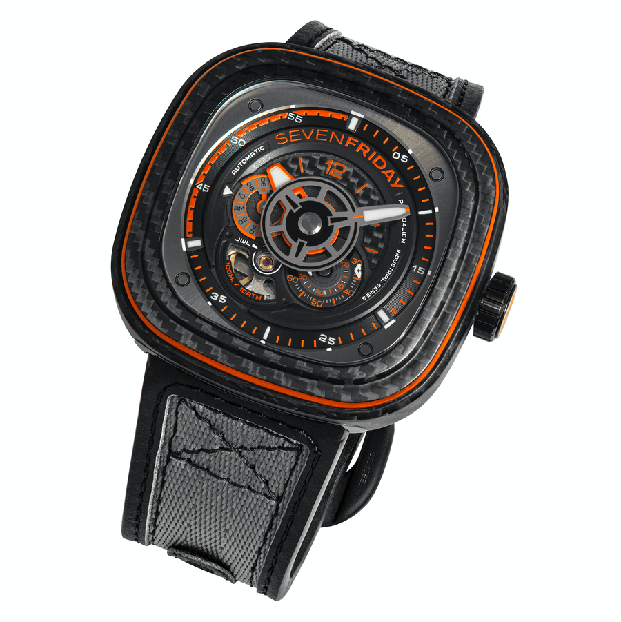 SEVENFRIDAY P3C/09 : ORANGE CARBON